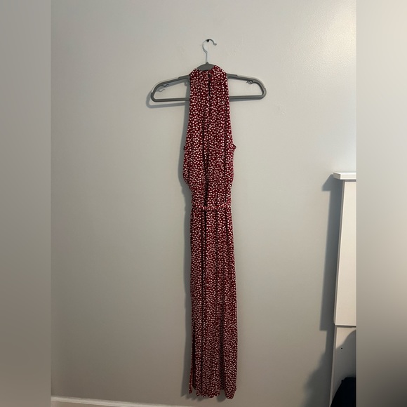 ENFOCUS STUDIO Women’s Red and White Polka Dot Maxi Dress - Picture 7 of 7